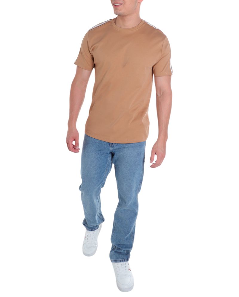 104828520-Camiseta-Denim-and-Flower-cafe-solida-para-hombre