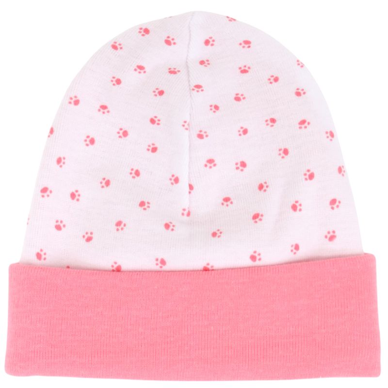 Gorro-bicolor-con-estampado-para-bebe-niña-101148342
