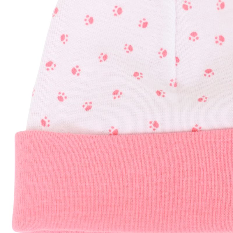 Gorro-bicolor-con-estampado-para-bebe-niña-101148342