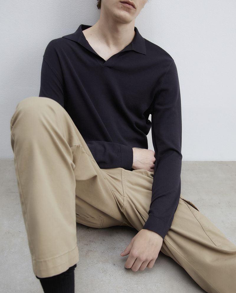 104856066-Pantalon-cargo-Sfera-beige-solido-para-hombre