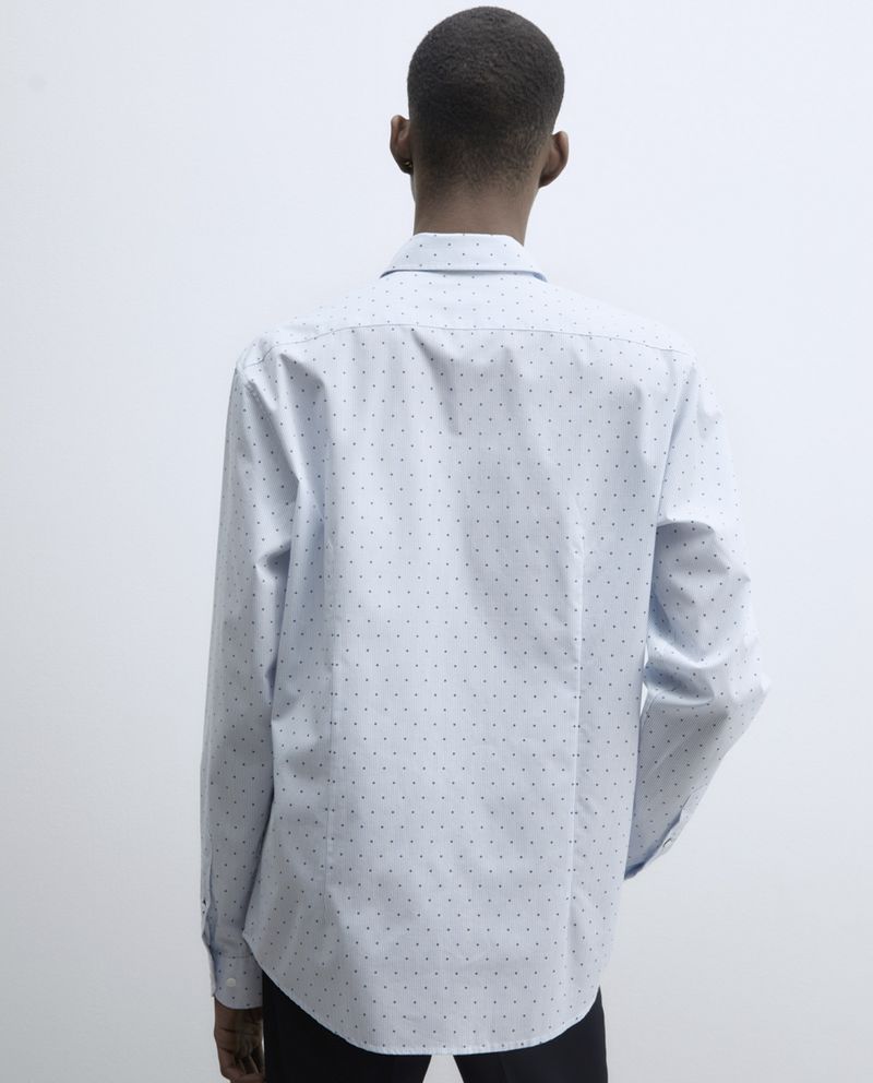 104856081-Camisa-casual-slim-fit-Sfera-celeste-mini-print-rombos-para-hombre