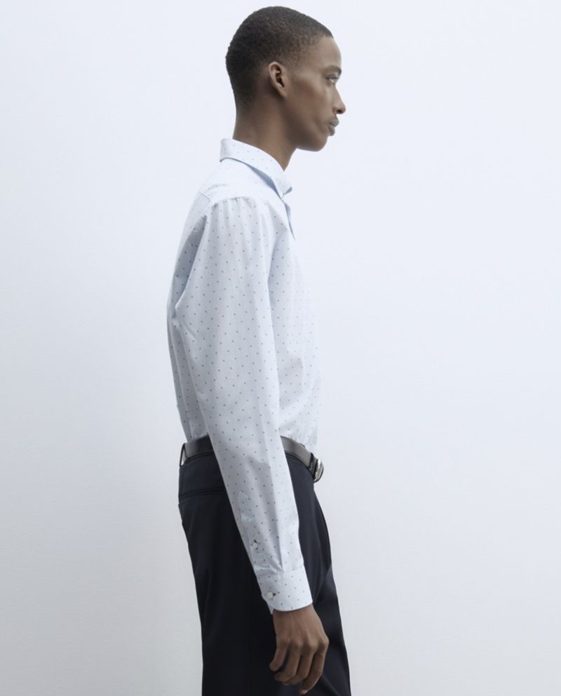 104856081-Camisa-casual-slim-fit-Sfera-celeste-mini-print-rombos-para-hombre