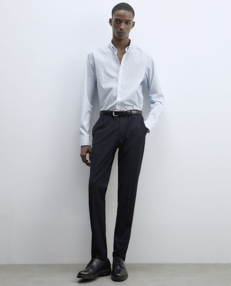 104856081-Camisa-casual-slim-fit-Sfera-celeste-mini-print-rombos-para-hombre