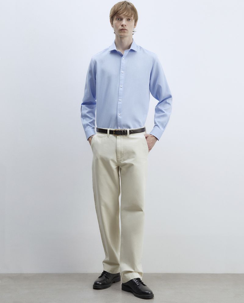 104856111-Camisa-casual-regular-fit-Sfera-celeste-solida-para-hombre