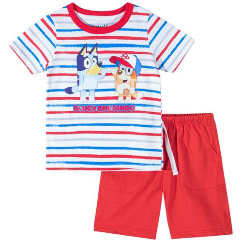 Conjunto de 2 piezas multicolor con estampado de Bluey para niño