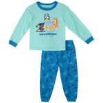Pijama-de-2-piezas-bicolor-con-estampado-de-Bluey-para-niño-104847353