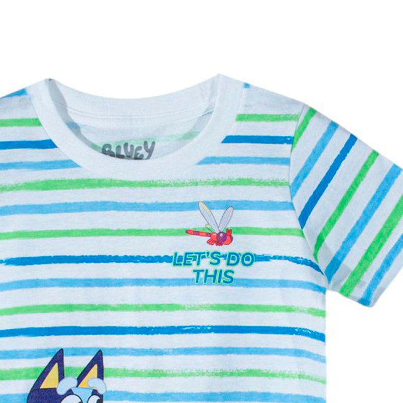 Conjunto-de-2-piezas-multicolor-con-estampado-de-Bluey-para-niño-104847363
