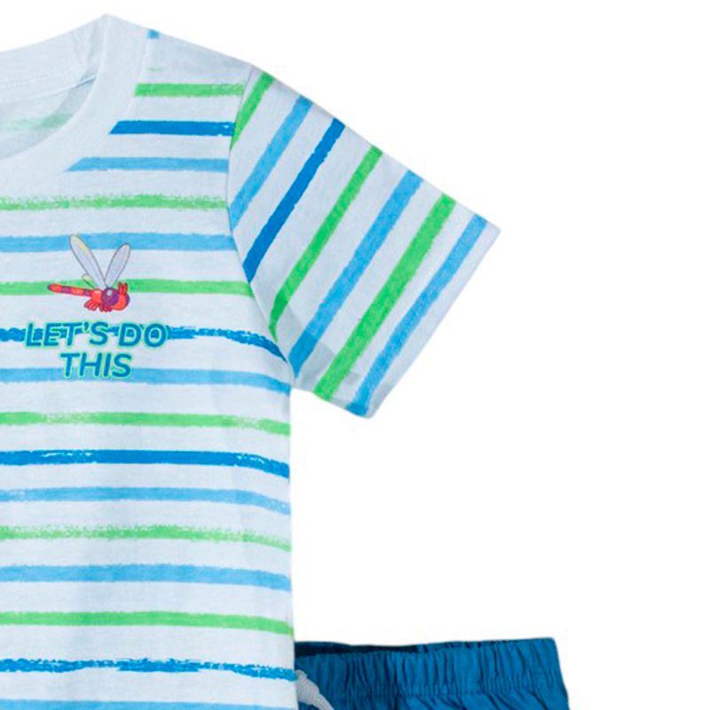 Conjunto-de-2-piezas-multicolor-con-estampado-de-Bluey-para-niño-104847363