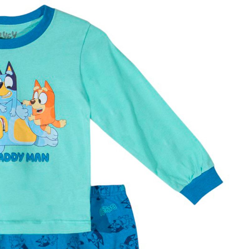Pijama-de-2-piezas-bicolor-con-estampado-de-Bluey-para-niño-104847353
