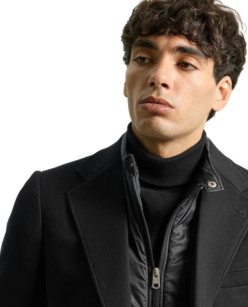 104784780-Blazer-formal-con-cuello-desmontable-PuroEGO-negro-texturizado-para-hombre