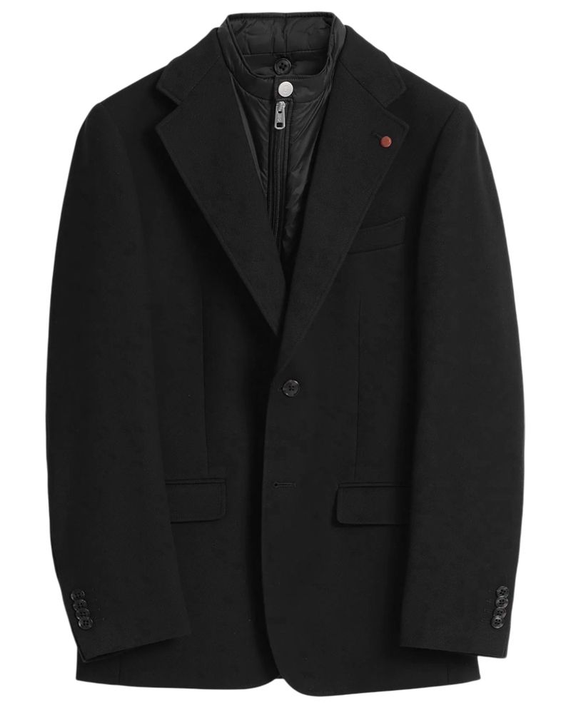 104784780-Blazer-formal-con-cuello-desmontable-PuroEGO-negro-texturizado-para-hombre