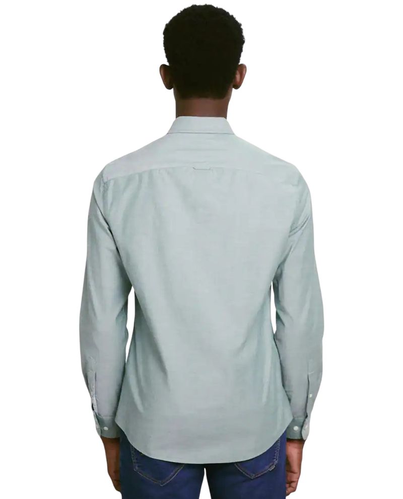 104843103-Camisa-oxford-Easy-Wear-slim-fit-verde-sage-heather-para-hombre