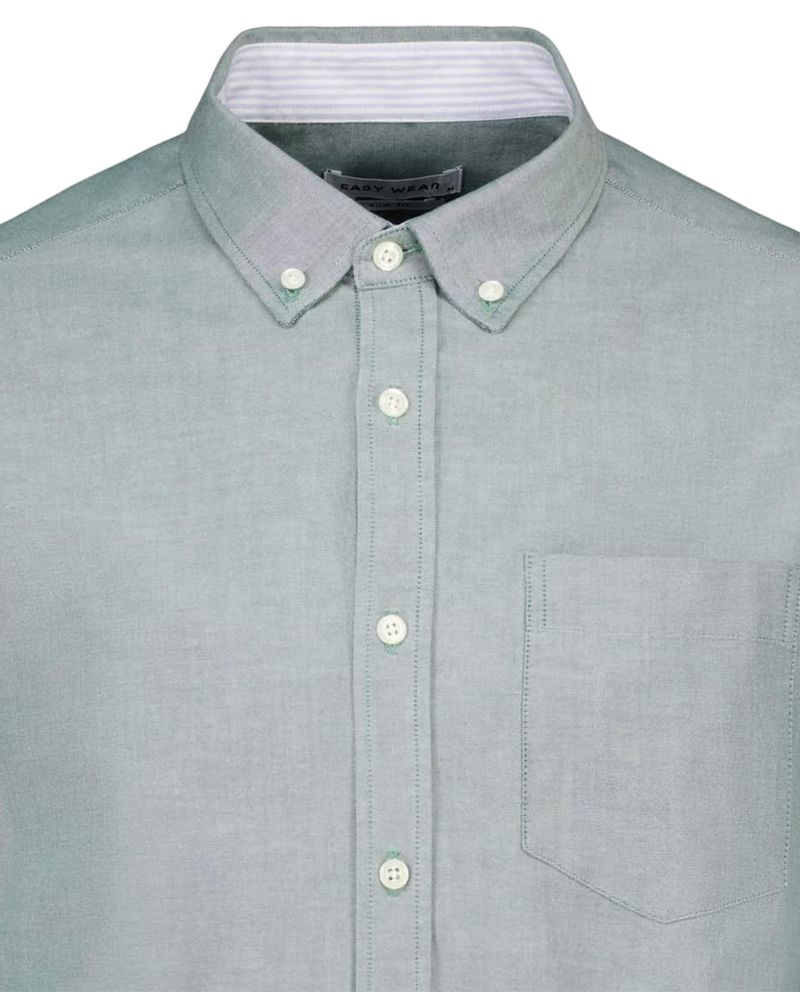 104843102-Camisa-oxford-Easy-Wear-slim-fit-verde-sage-heather-para-hombre