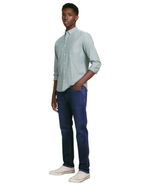 104843103-Camisa-oxford-Easy-Wear-slim-fit-verde-sage-heather-para-hombre