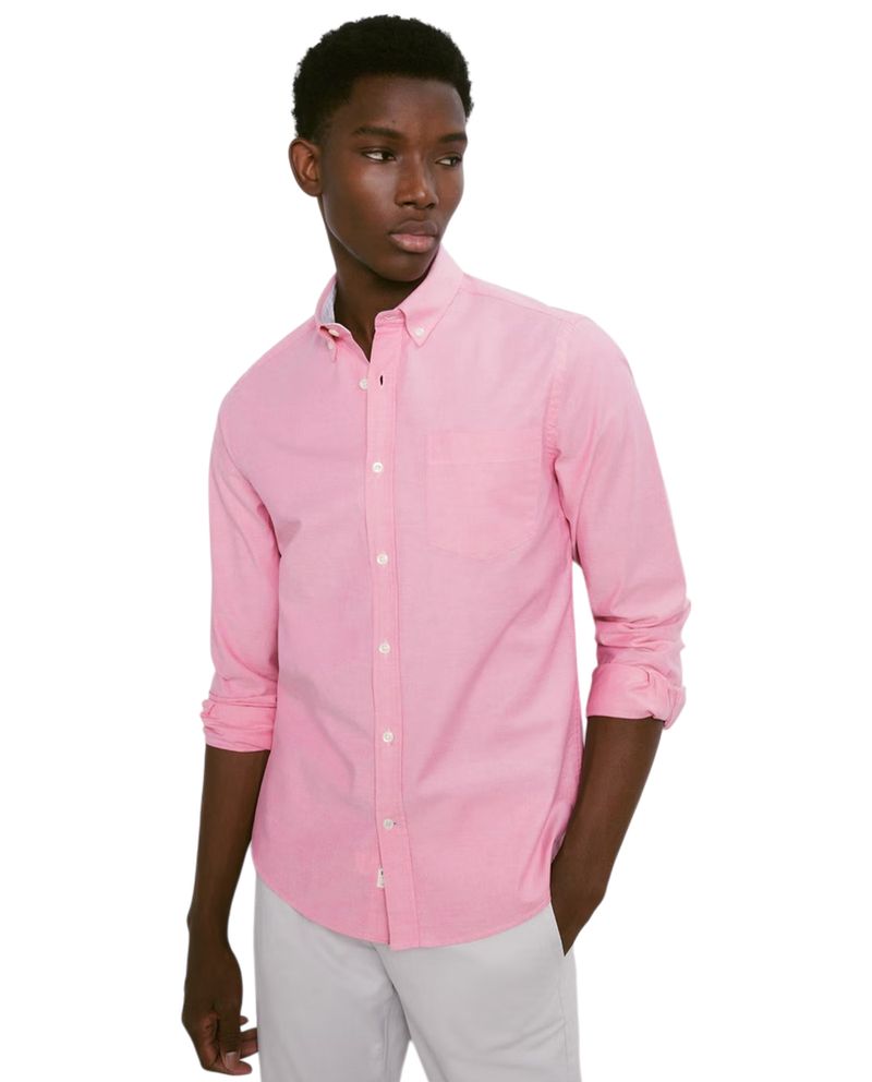 104843117-Camisa-oxford-Easy-Wear-slim-fit-rosada-solida-para-hombre