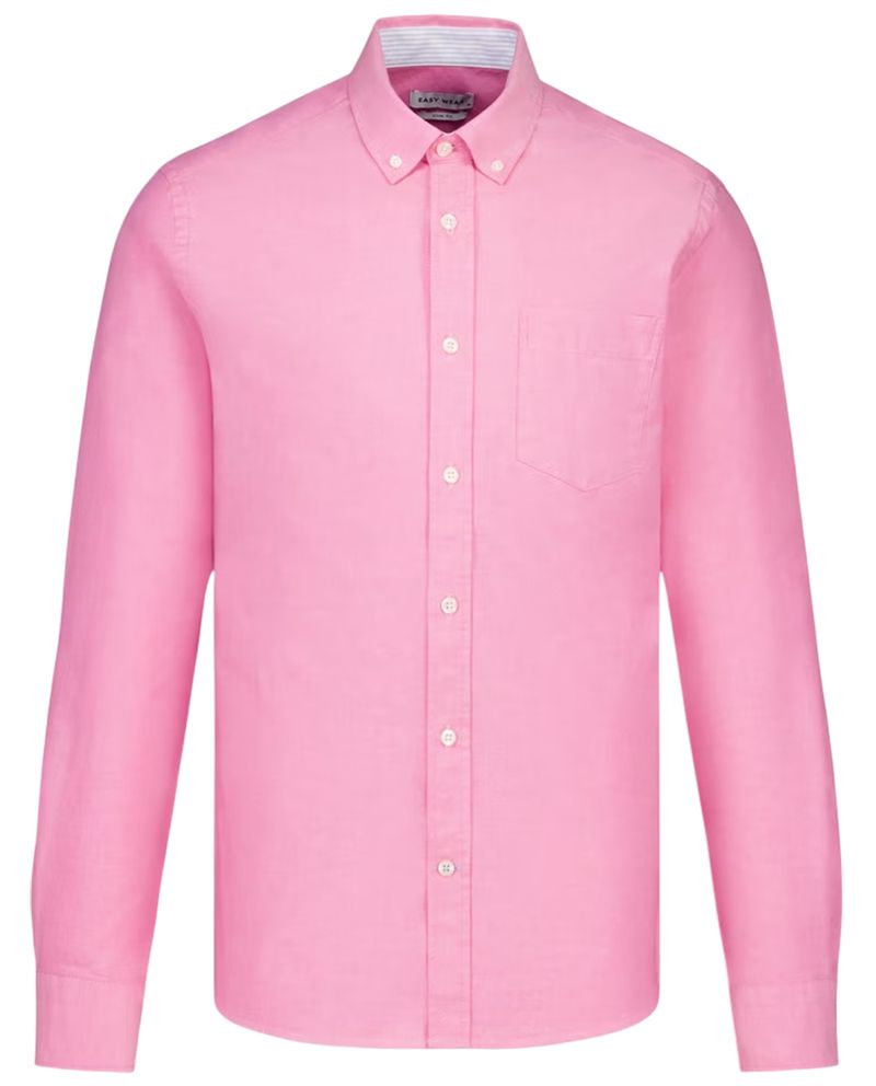 104843117-Camisa-oxford-Easy-Wear-slim-fit-rosada-solida-para-hombre