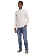 104843122-Camisa-oxford-Easy-Wear-slim-fit-beige-solida-para-hombre