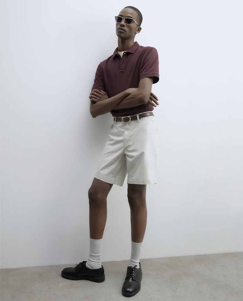 104856183-Camisa-polo-Sfera-color-vino-texturizada-para-hombre