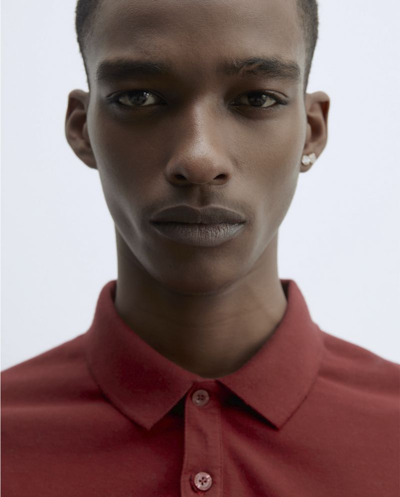 104856187-Camisa-polo-Sfera-roja-texturizada-para-hombre