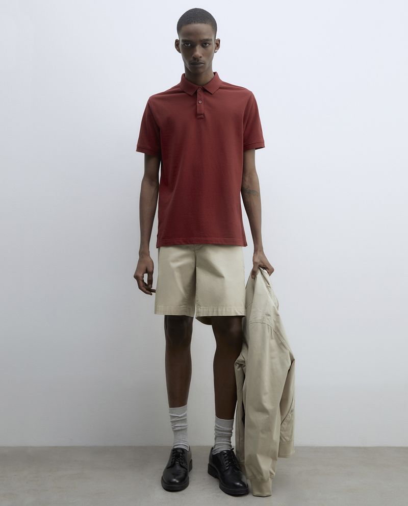 104856187-Camisa-polo-Sfera-roja-texturizada-para-hombre