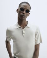 104856202-Camisa-polo-Sfera-ivory-texturizada-para-hombre
