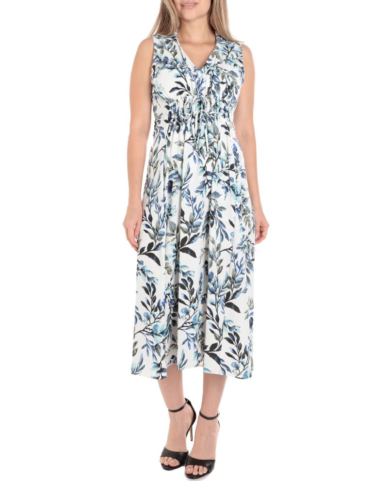 104790063-Vestido-Connected-Apparel-midi-estampado-sin-mangas-para-mujer