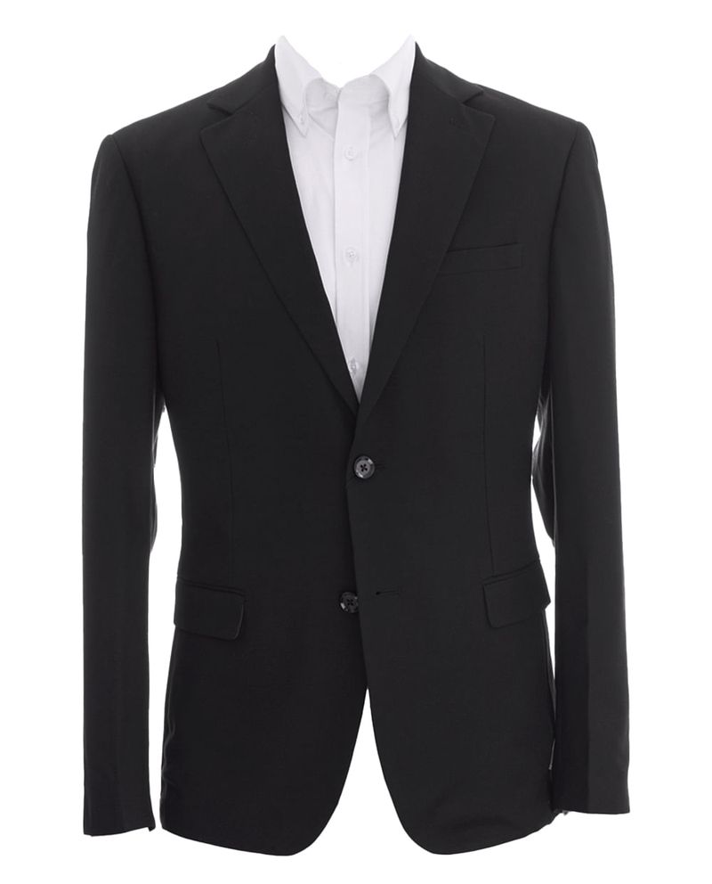 104848241-Blazer-formal-Carven-negro-texturizado-para-hombre