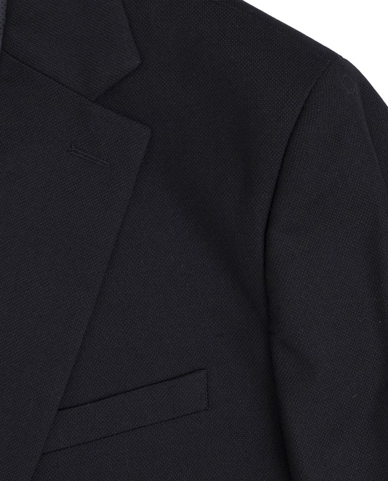 104848241-Blazer-formal-Carven-negro-texturizado-para-hombre