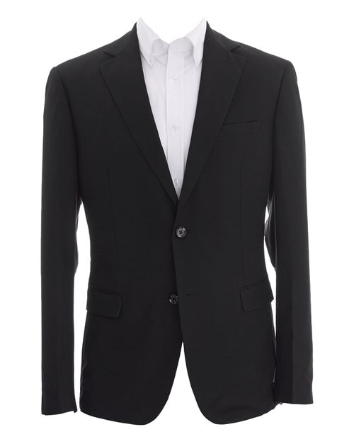 Blazer formal Carven negro texturizado para hombre