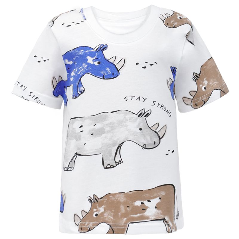 Camiseta-blanca-con-estampado-de-dinosaurios-para-niño-104812623