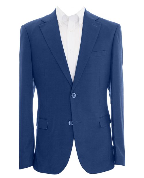 Blazer formal Carven azul texturizado para hombre