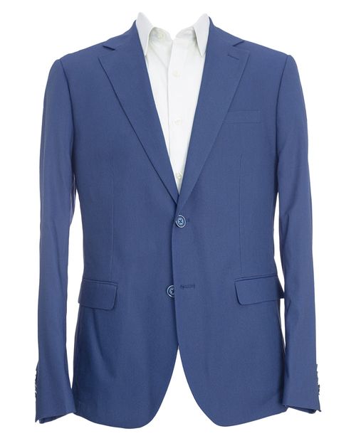 Blazer formal Carven azul texturizado para hombre