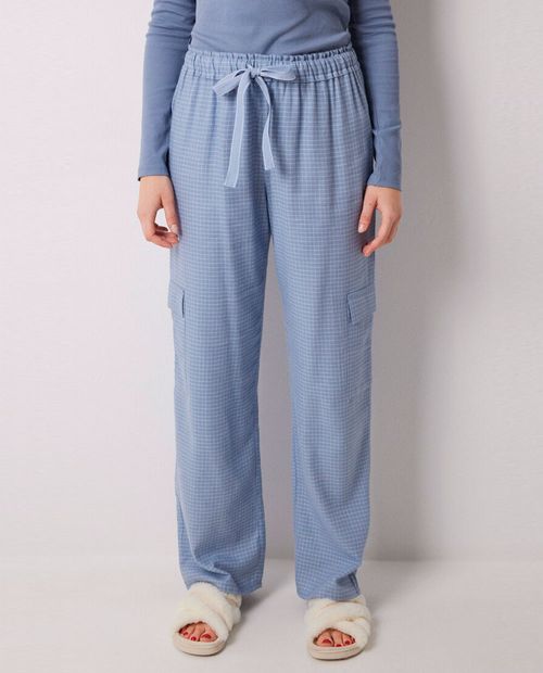 Pantalón de pijama Women Secret cuadriculado de cintura alta para mujer
