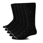104776623-Pack-de-5-pares-de-calcetines-crew-Nautica-negros-para-hombre