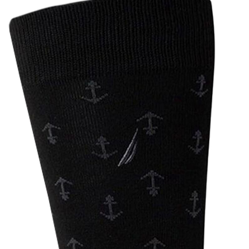 104776623-Pack-de-5-pares-de-calcetines-crew-Nautica-negros-para-hombre