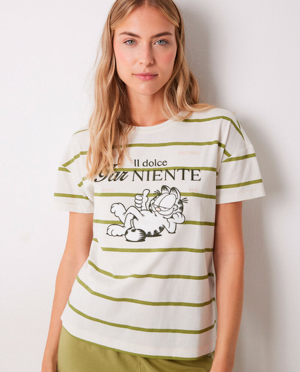 Pijama Mujer Wom'secret Pyjama Set Khaki/gre Zalando Pijama