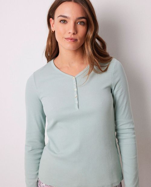 Camiseta de pijama Women Secret gris para mujer