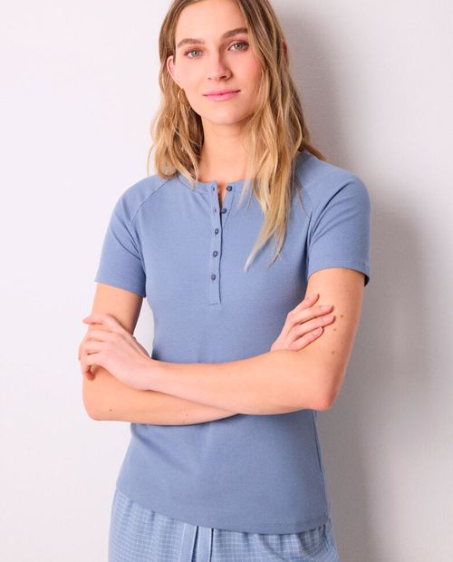 Camiseta de pijama Women Secret azul para mujer