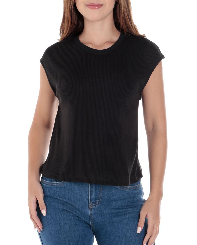 104726535-Camiseta-Unexpected-negro-manga-corta-para-mujer