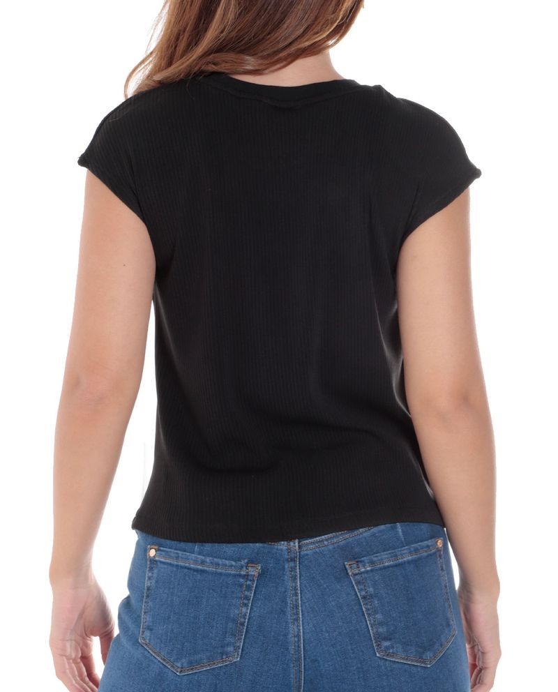 104726535-Camiseta-Unexpected-negro-manga-corta-para-mujer