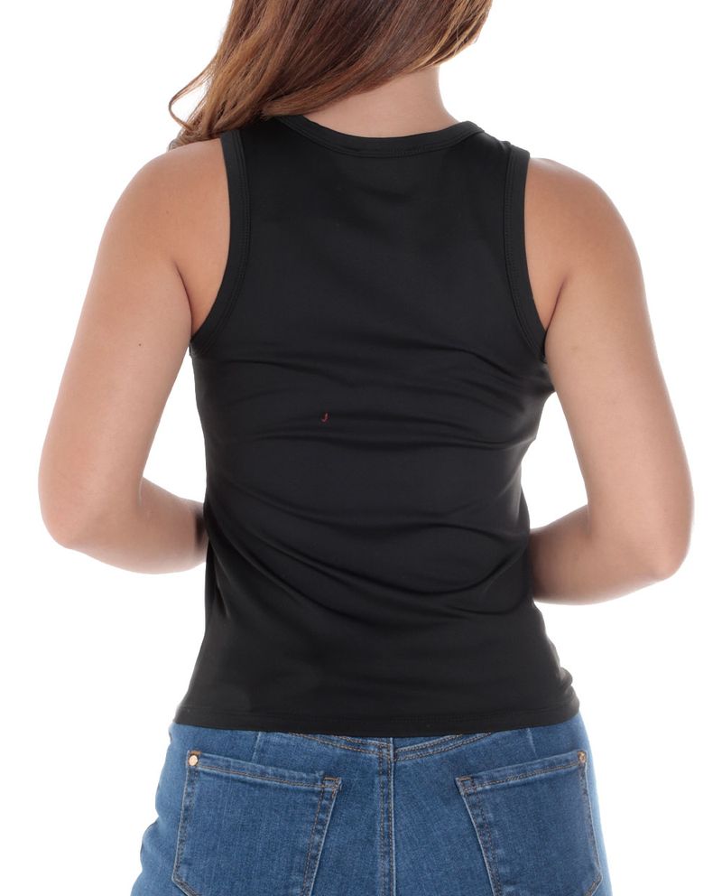 104724547-Camiseta-Orange-tank-top-negra-para-mujer