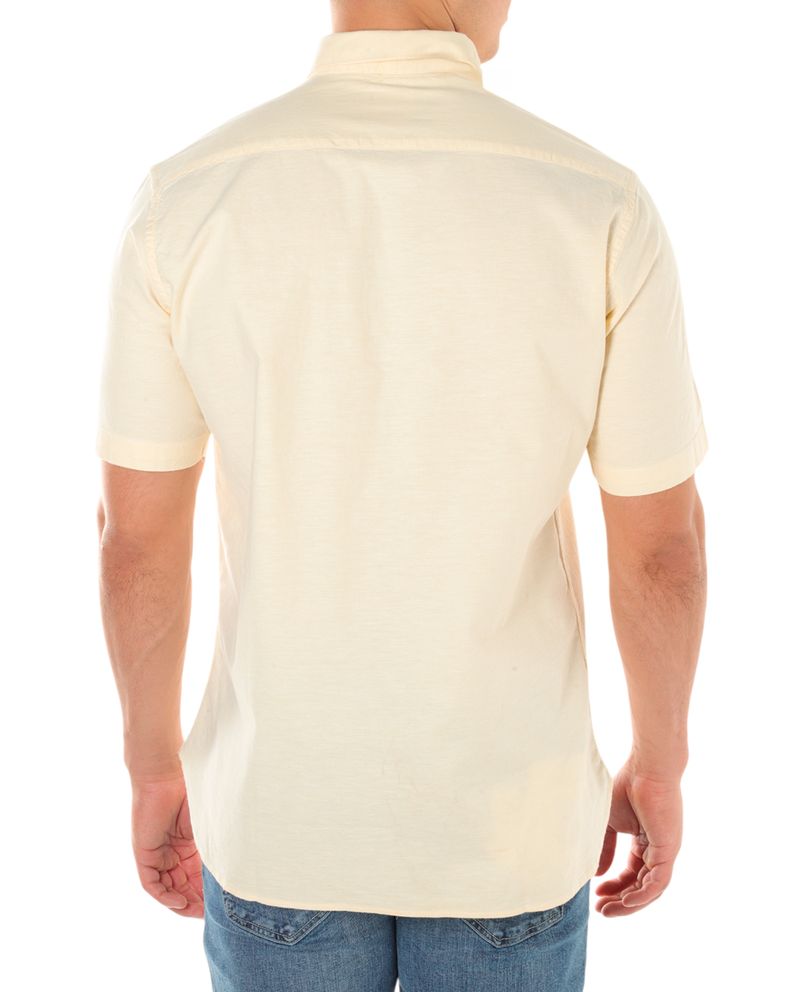 104835492-Camisa-classic-fit-Oscar-de-la-Renta-amarilla-heather-para-hombre