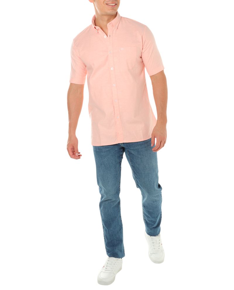 104835502-Camisa-classic-fit-Oscar-de-la-Renta-coral-heather-para-hombre