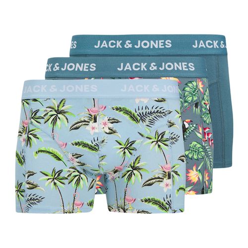 Pack de 3 boxers trunk Jack & Jones estampados para hombre