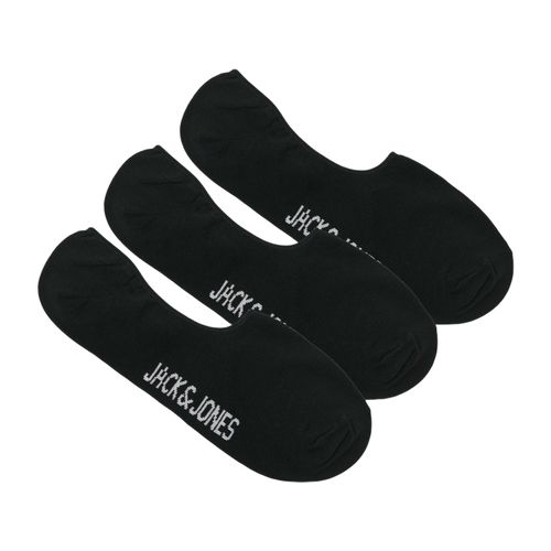 Pack de 3 pares de calcetines Jack & Jones invisibles con canalé para hombre