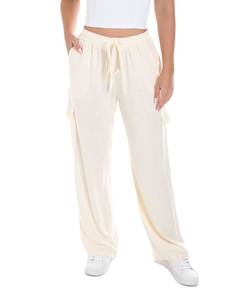 104724610-Pantalon-Orange-pull-on-beige-de-cintura-alta-para-mujer
