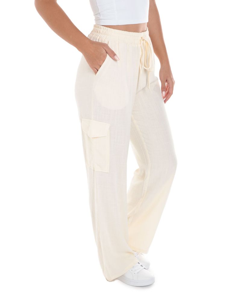 104724610-Pantalon-Orange-pull-on-beige-de-cintura-alta-para-mujer