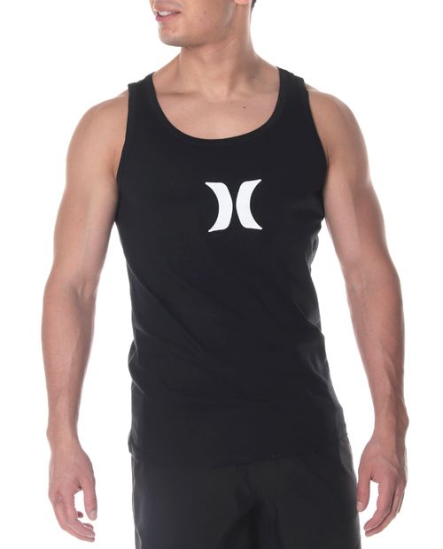 Camiseta Hurley negra estampada para hombre