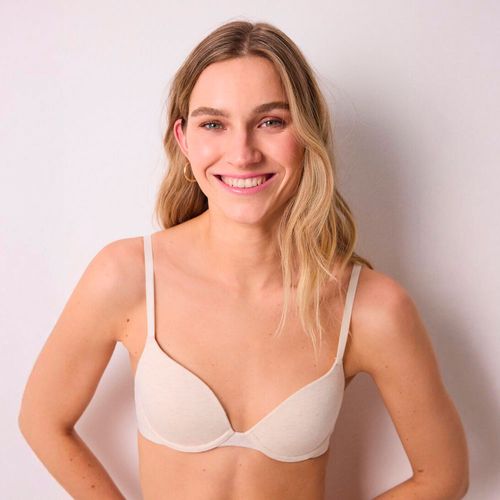 Brassier Women Secret con aros blanco para mujer