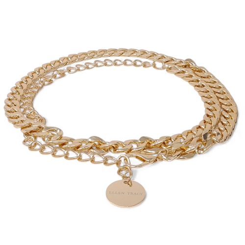 Cinturón Ellen Tracy color dorado para mujer
